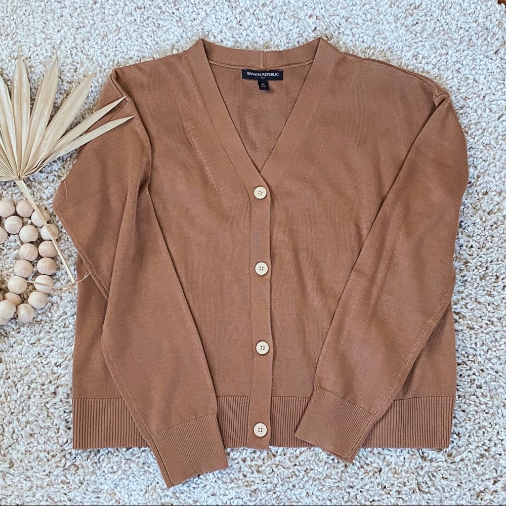 Banana Republic Camel Cardigan